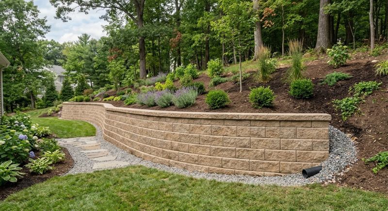 Retention Wall Installation in Daytona Beach, FL