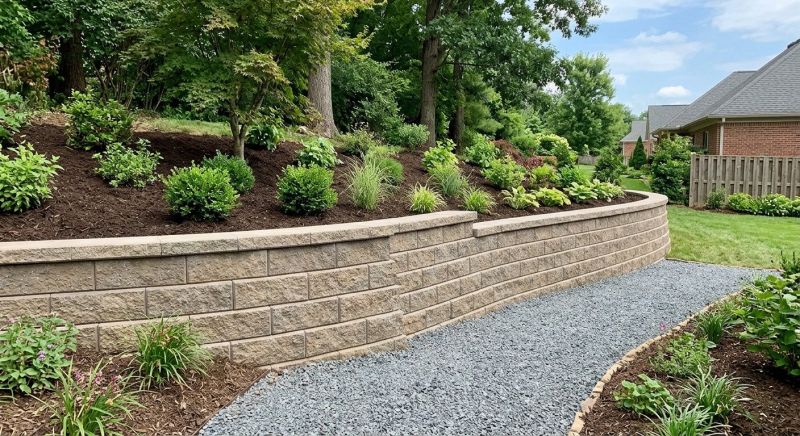 Block Retaining Wall Installation in Santa Rosa, CA