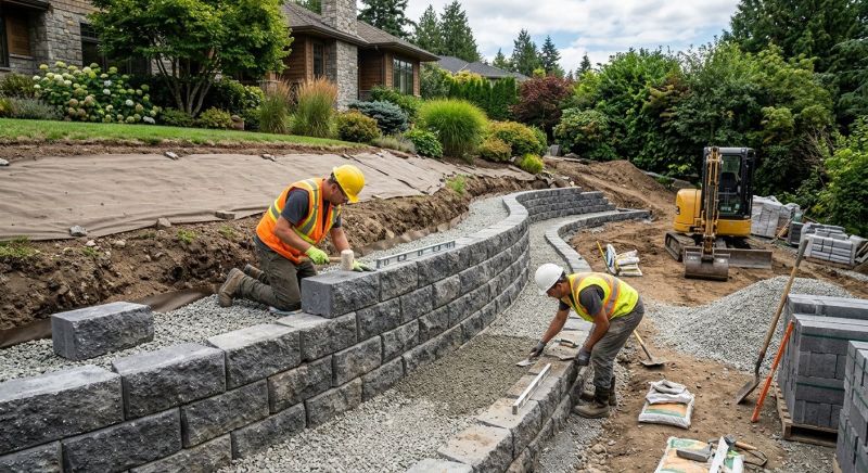 Hardscape Wall Construction in Pasco County, FL