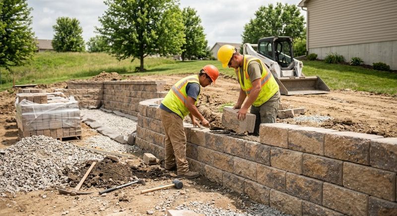 Hardscape Wall Construction in Santa Rosa, CA