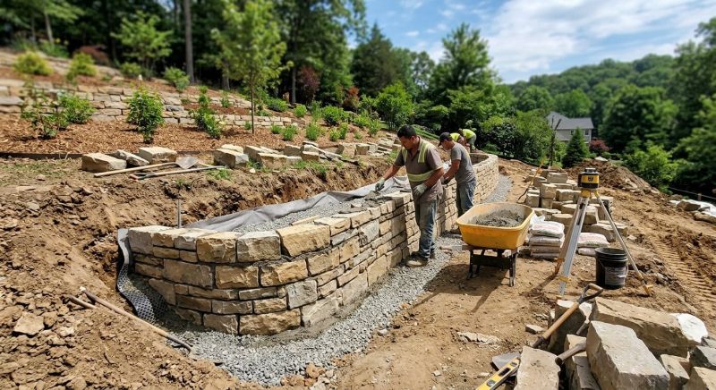 Landscape Wall Construction in Tampa, FL