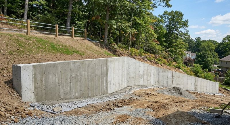 Retention Wall Construction in Melbourne, FL