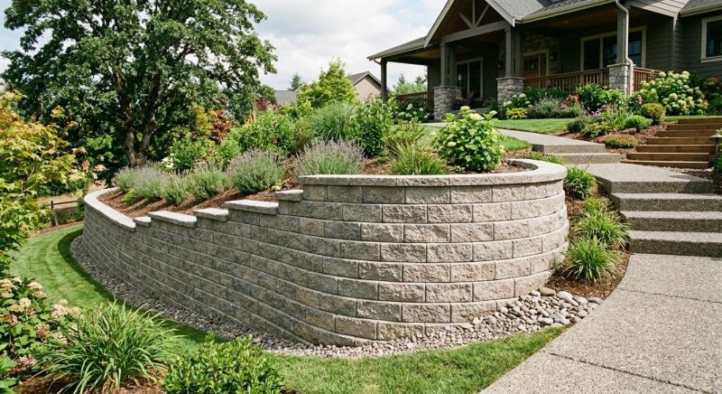 Retention Wall Construction in Volusia County, FL