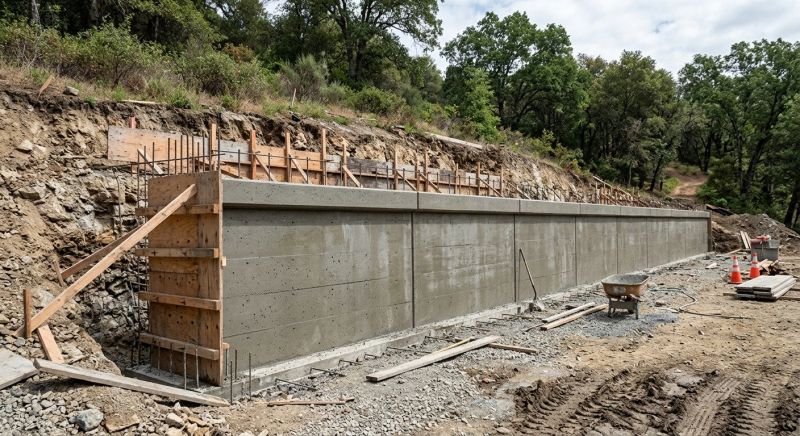 Retention Wall Construction in Citrus County, FL