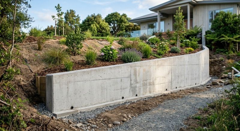 Retention Wall Installation in Santa Rosa, CA